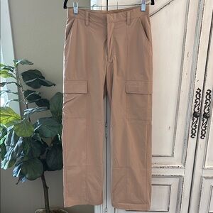 Mono B Nylon Blend Cargo Activewear Pants, Women’s Size Small